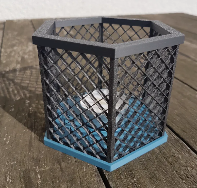 Infill Tealight Holder - hexagon