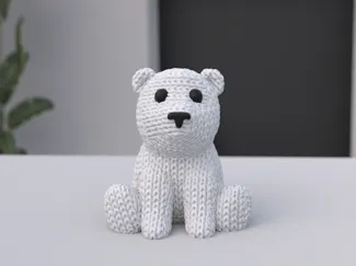 Knitted Polar Bear