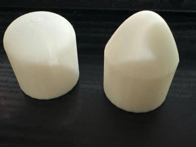 3/4" pvc or pipe caps, (2) styles 