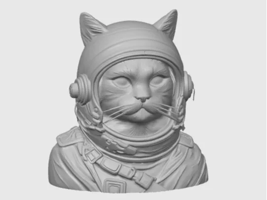 Tesseract Cat Astronaut