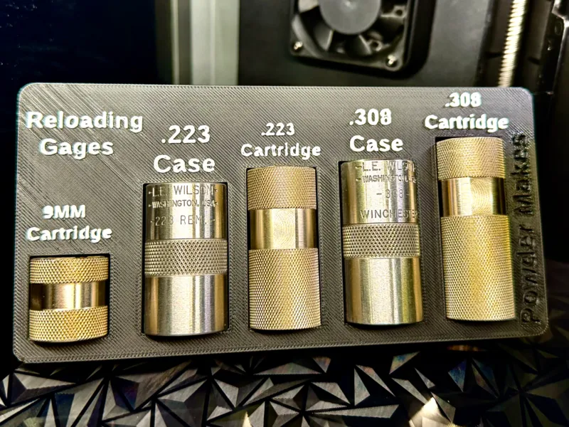Reloading Gage Tray