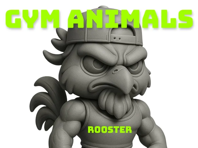 Gym Animals - Gym Rooster