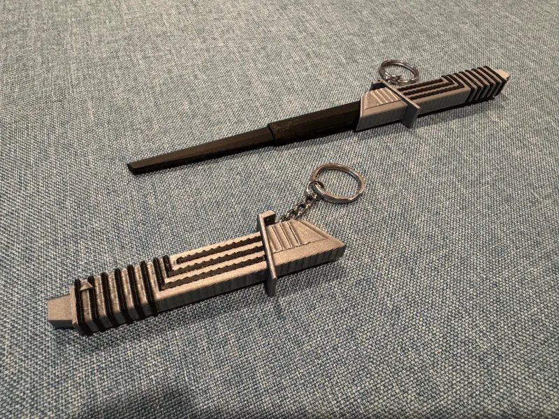 Darksaber Keychain (Retractable)