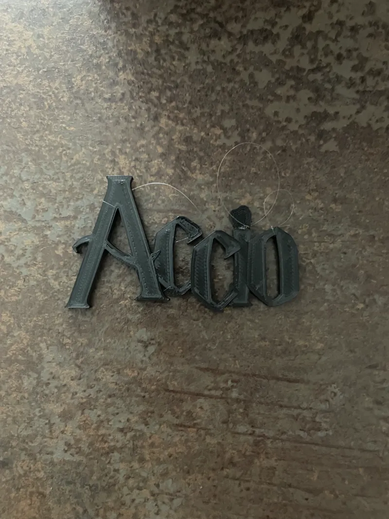 Accio Harry Potter, Christmas Tree Hanger lettering