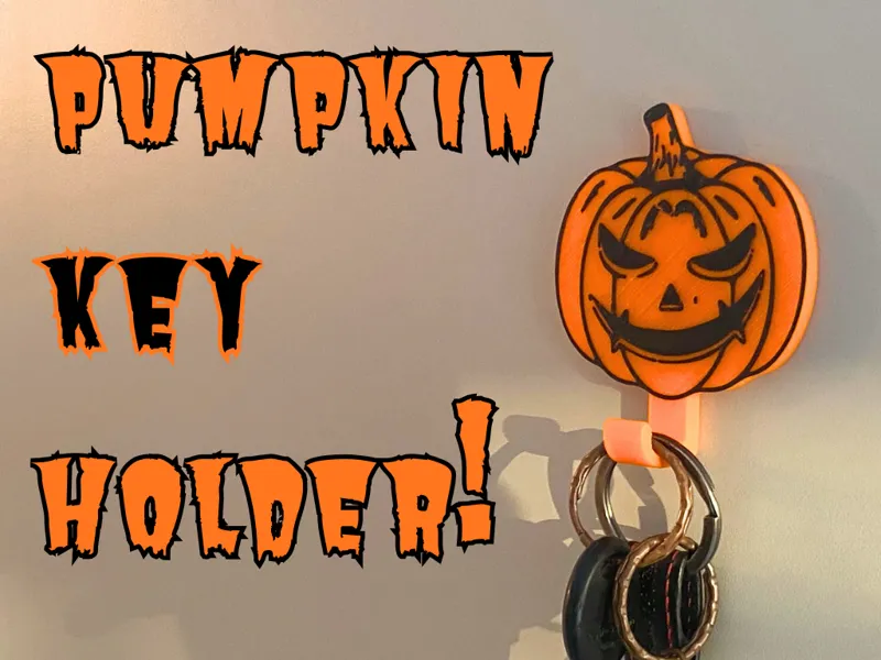 Pumpkin key holder!