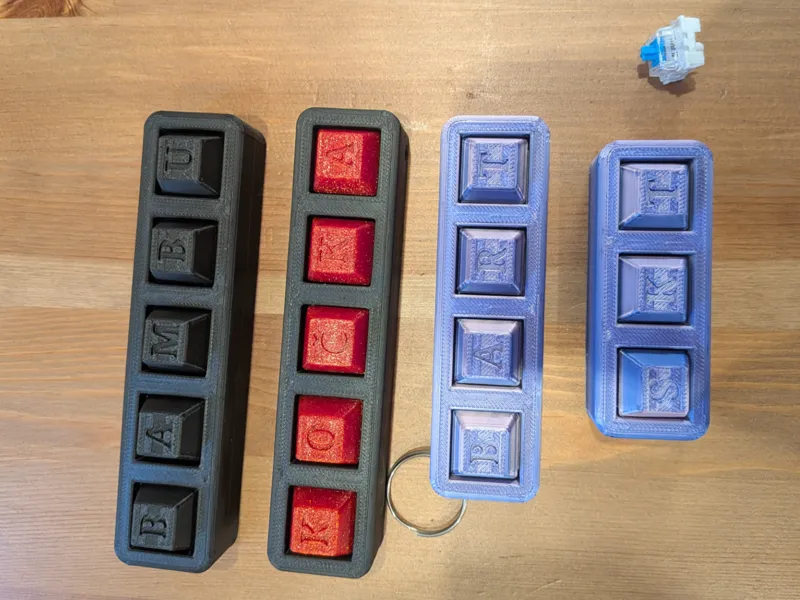 Customizable Clicker Fidget – Build Your Own Name