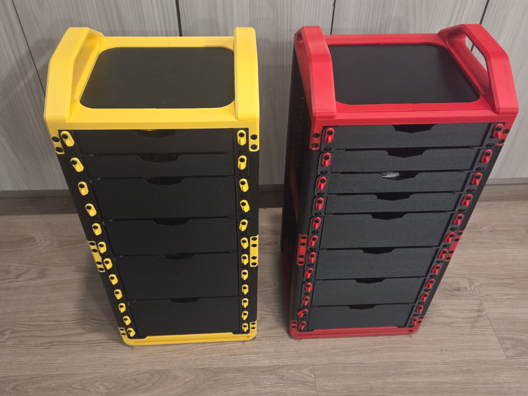 1U, 2U, 3U Drawers and Rails for KWS Rack V.2