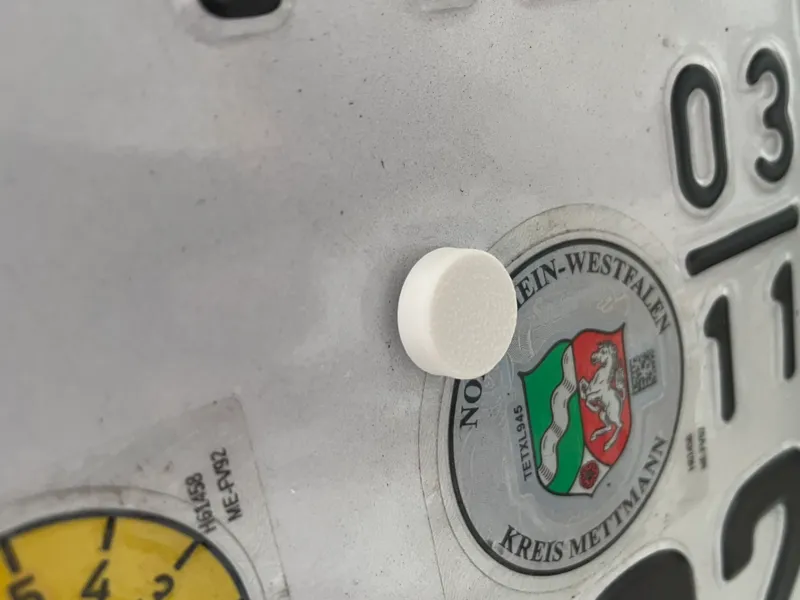 Kennzeichen Schraubenabdeckung Motorrad
