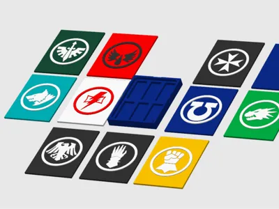 Space Marine Dice box for 16mm dice