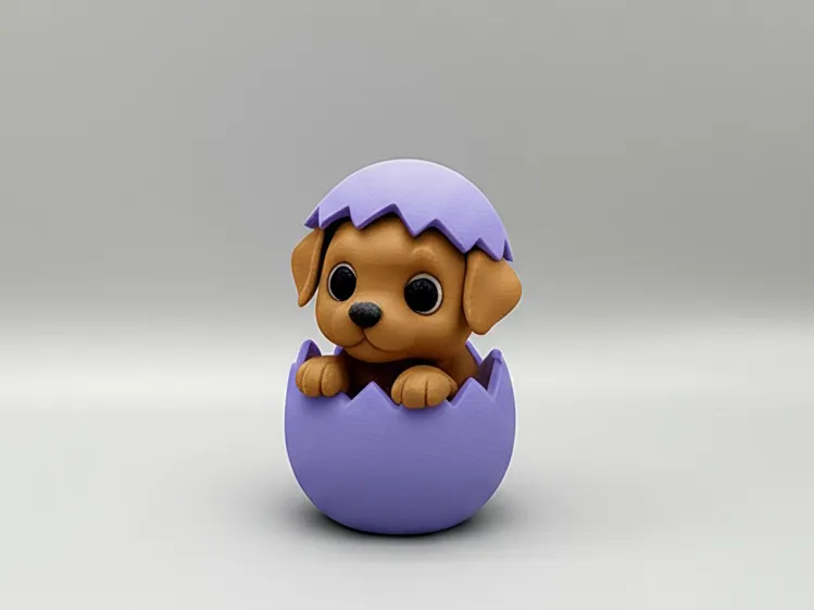 Cute Easter Egg Dog