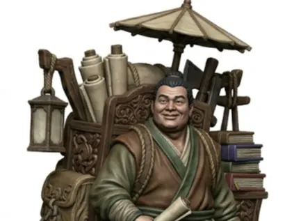 Chinese Merchant - Eastern Fantasy Miniature