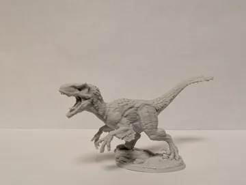 Figura decorativa: DnD Deinonychus dinosaur miniature Wild Shape — vista de referencia 3