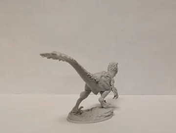 Figura decorativa: DnD Deinonychus dinosaur miniature Wild Shape — vista de referencia 4