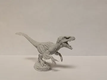 Figura decorativa: DnD Deinonychus dinosaur miniature Wild Shape — vista de referencia 5