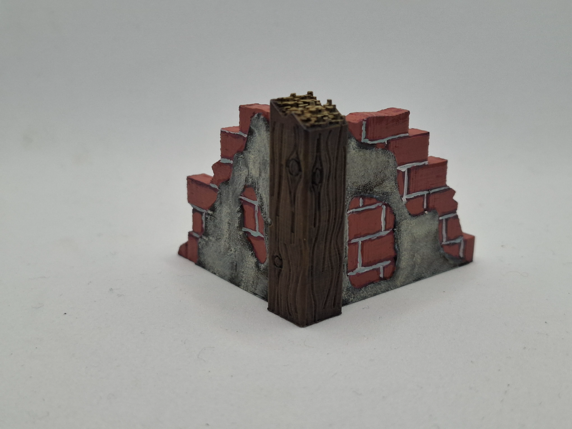 Kleine Ziegelstein-Ruinen Ecke