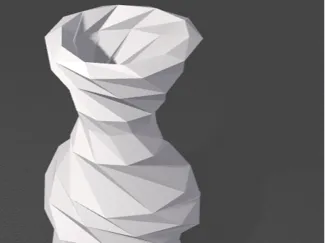 Glitched vase