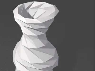 Glitched vase