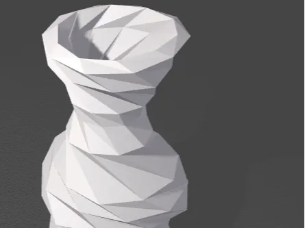 Glitched vase