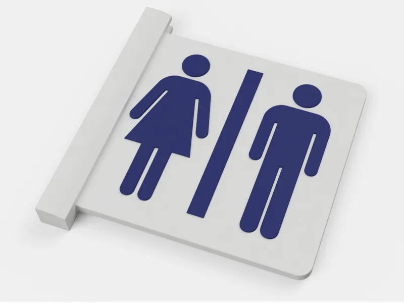 Bathroom Signs (Men's, Women's, Non-Gendered)