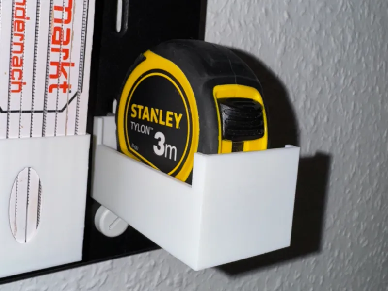 Skadis Halterung für Stanley 3m Massband