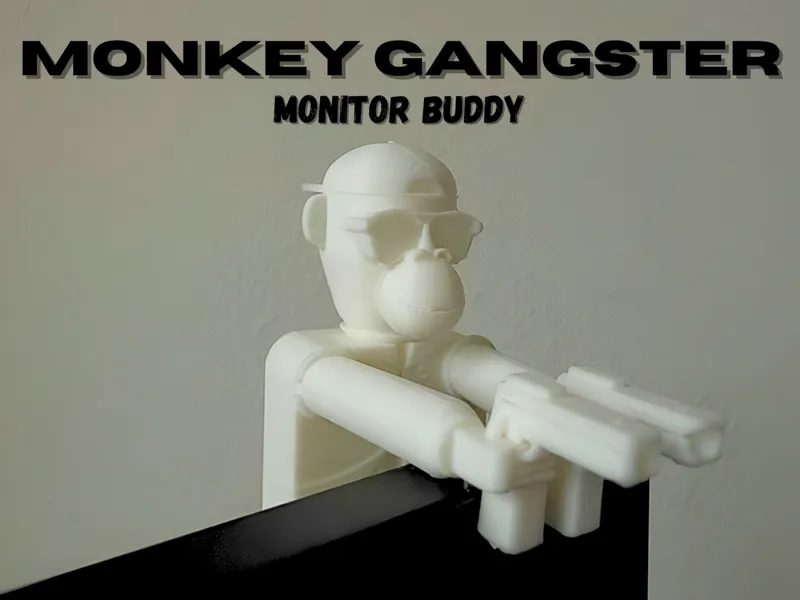 Gangster Monkey Monitor Buddy