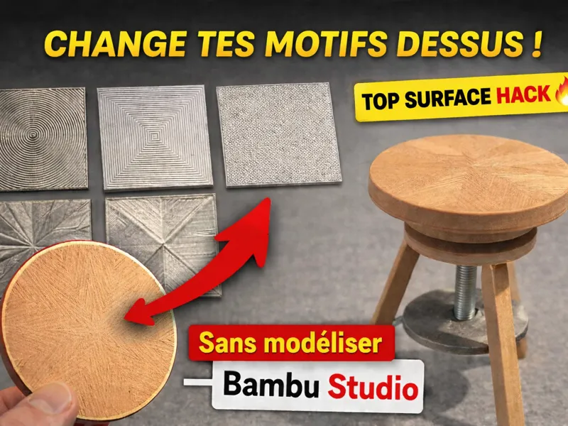 Réglage de la couche supérieur sans modéliser