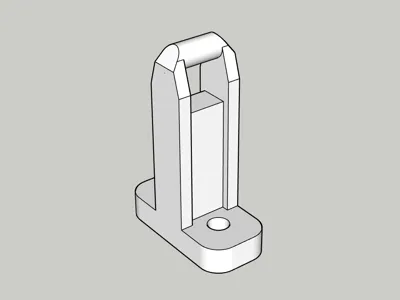 Electrolux dryer lock strike plate