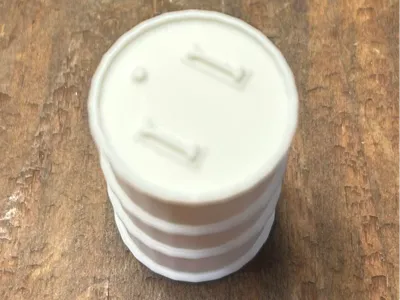 large grim dark barrel (still 28mm scale)