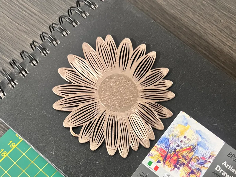 Sunflower bookmark