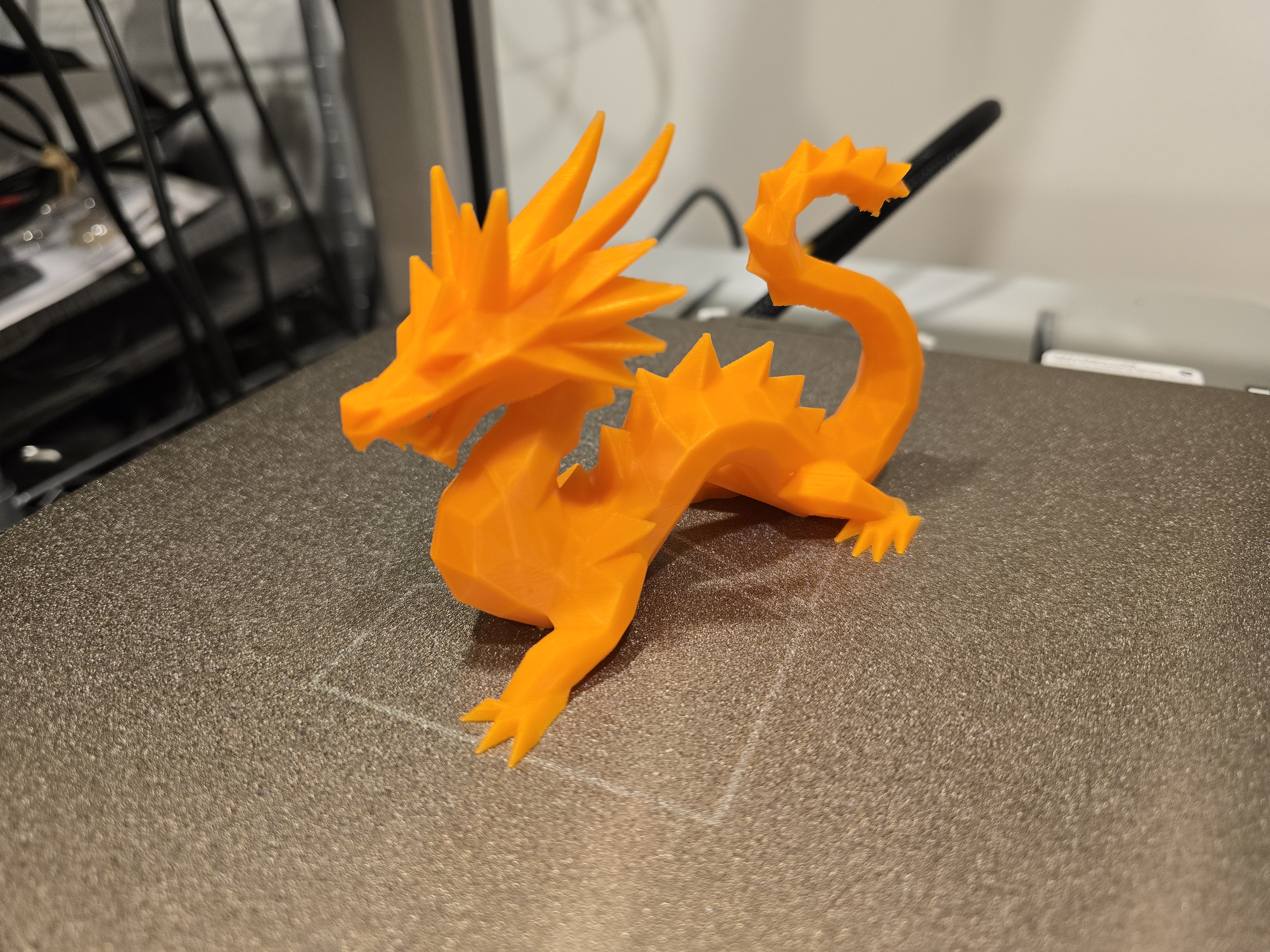 Miniatura 2 do modelo 3D Dragon chinois Low Poly