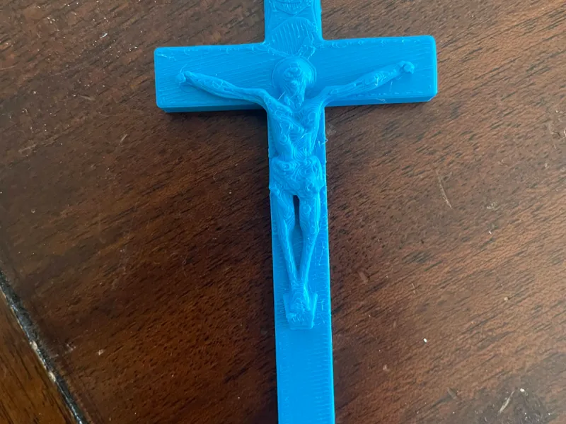 Jesus on the cross keychain