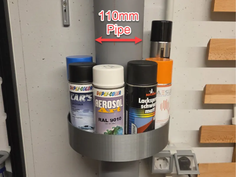 Storage tray for 110mm pipe