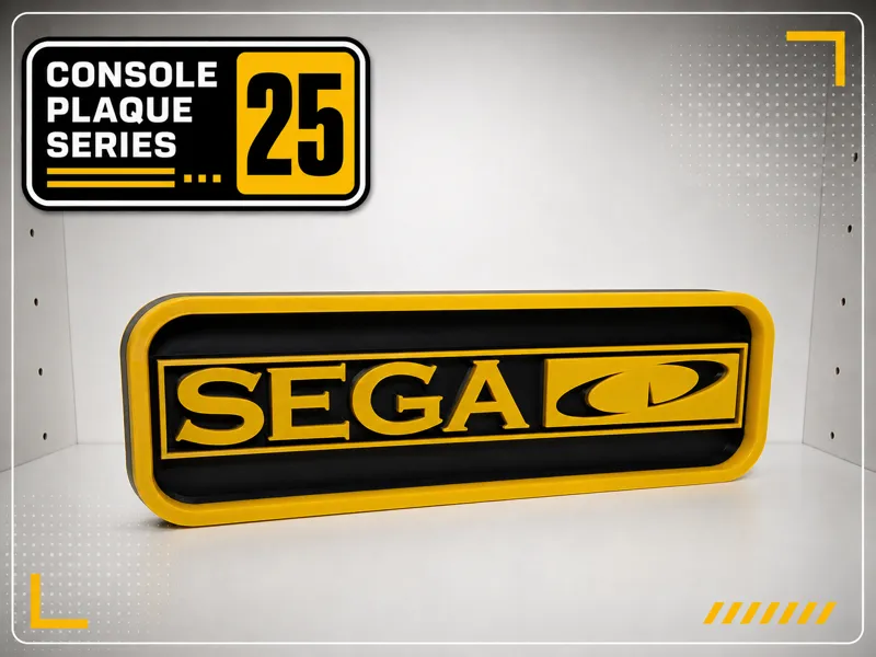Console Logo Plaque - SEGA CD