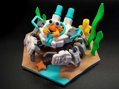 Azura Abyss · Blue Crab | Manned Mech