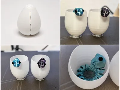 Fragile Surprise Egg for Figures