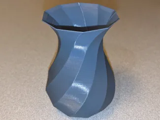 Simple Twisted Vase