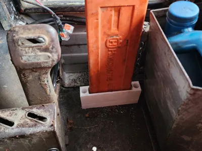 chainsaw support for tractor