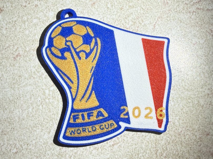 France 2026 FIFA World Cup Keychain 4 Color