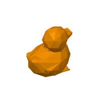 Canard low poly — photo 3
