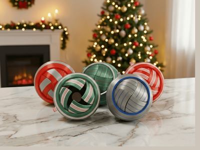 Christmas Iris Ornament 