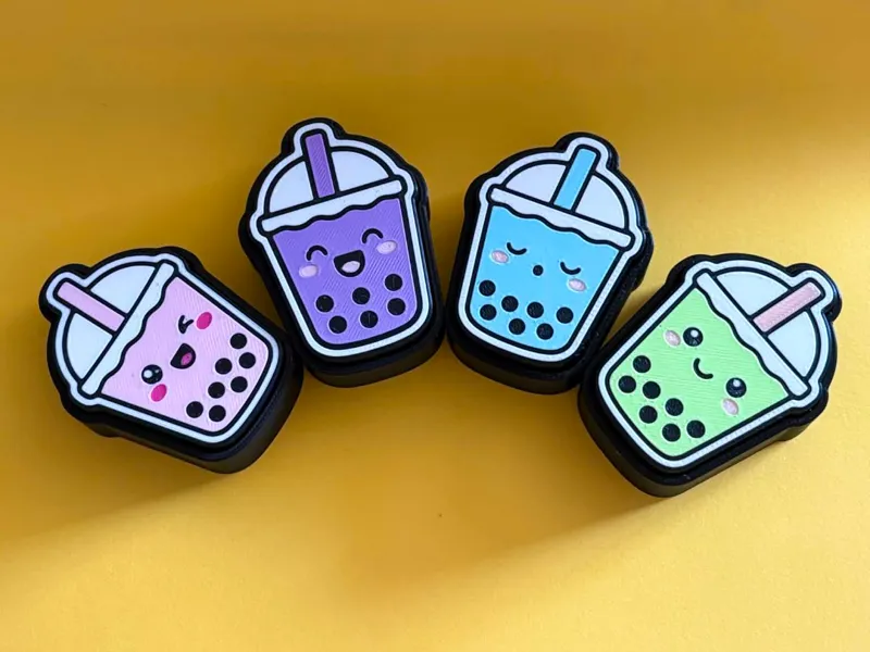 Kawaii Bubble/Boba Tea Clicker Fidget