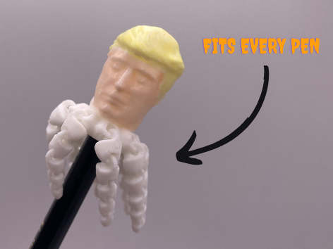 Trumpopus pencil topper