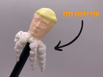 Trumpopus pencil topper