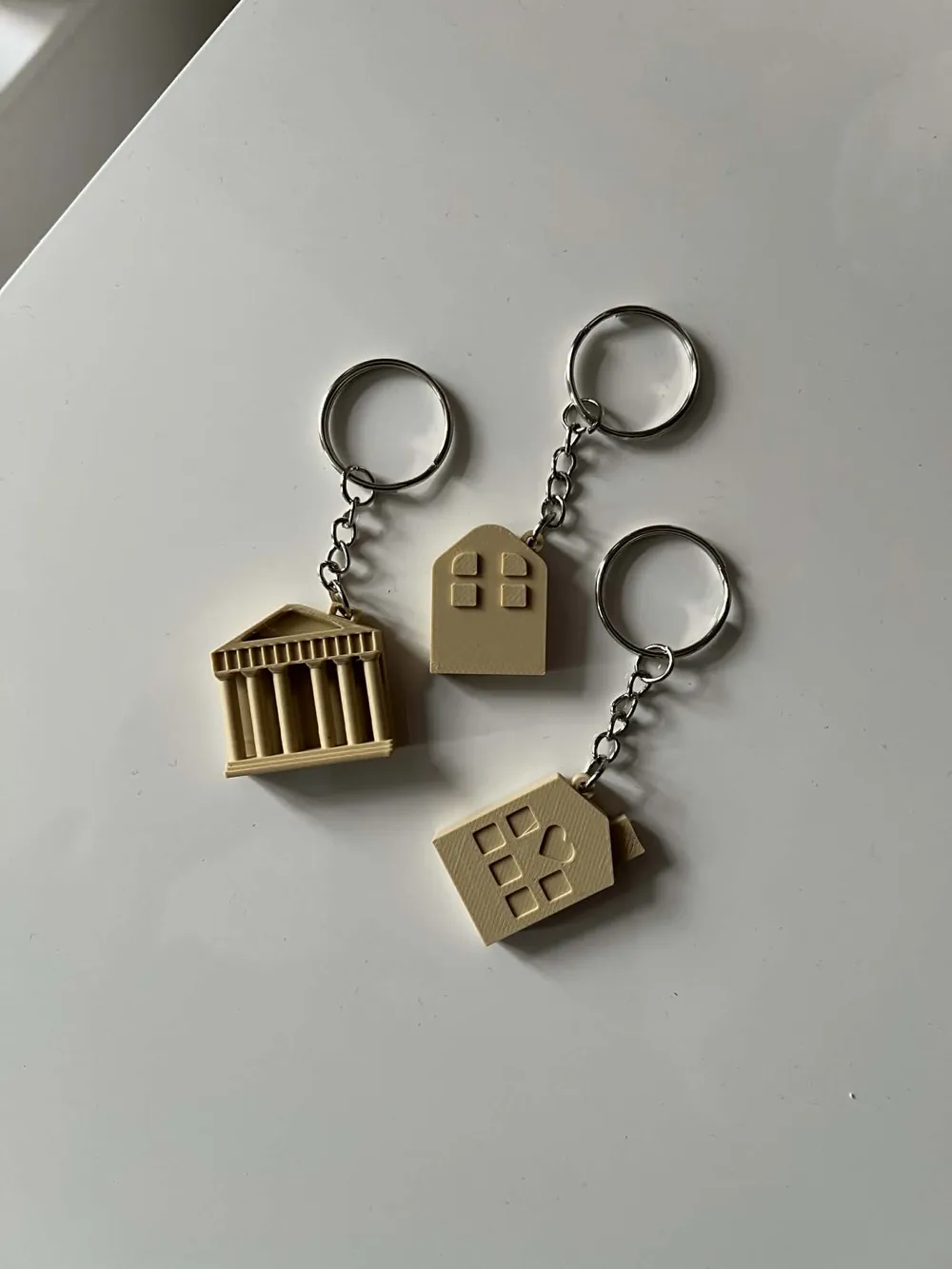 House Keychain Collection v2 - Free 3D Print Model - MakerWorld