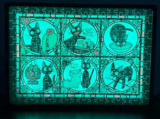 Ghibli Crystal Jigsaw Puzzle Frame Lightbox