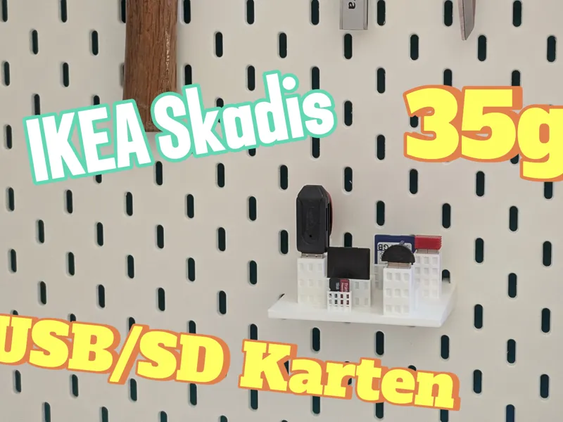 USB Stadt für IKEA Skadis System