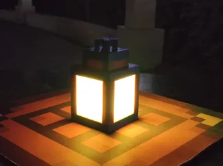 Minecraft Lantern 我的世界灯笼 USB小夜灯