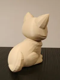 Mini chat mignon low poly — photo 8