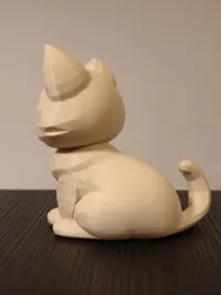 Mini chat mignon low poly — photo 9