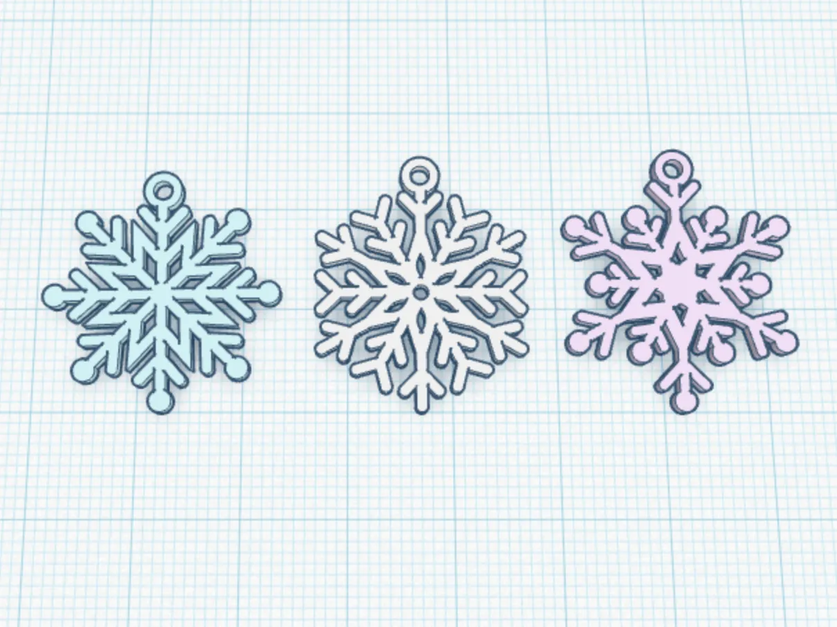 Snowflake Earrings view 3